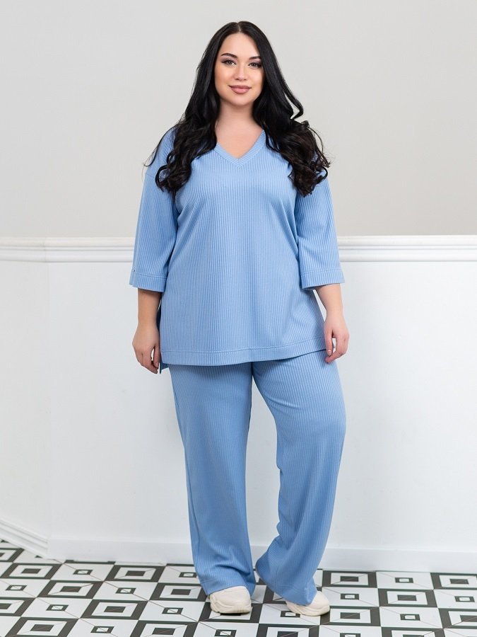 Костюм брючний "Канді "(Блакитний)