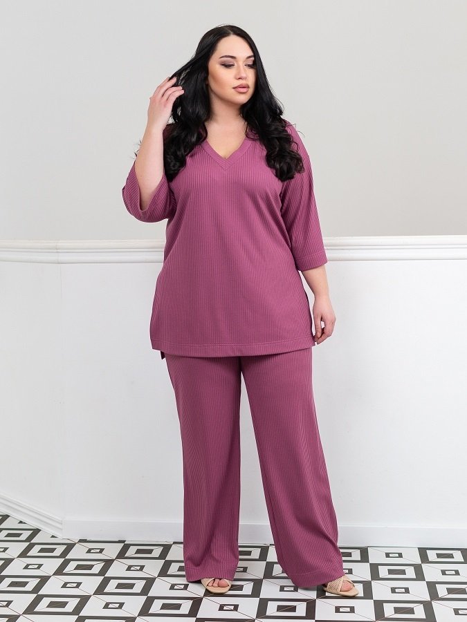 Костюм брючний "Канді "(сангрія)