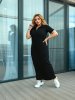 Чорна сукня Алоя довжини максі