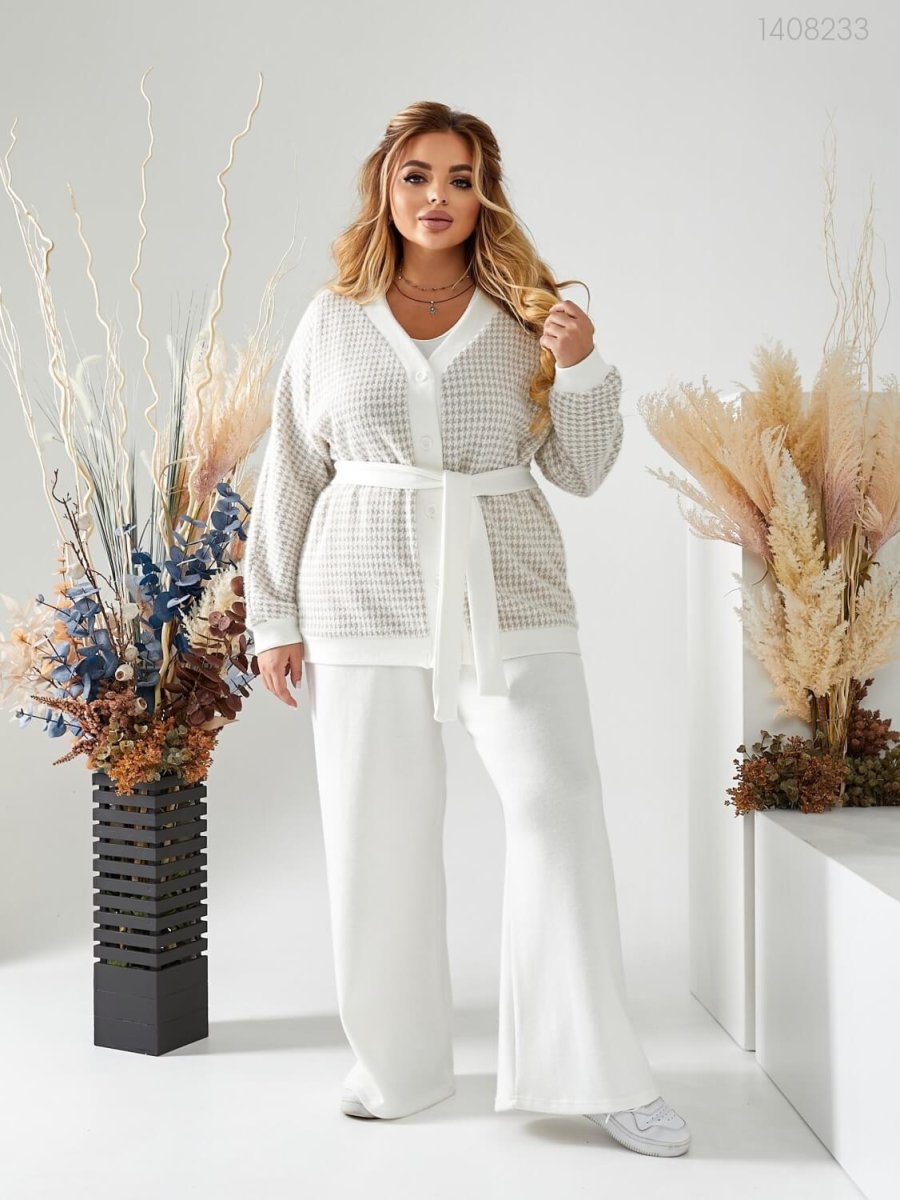 Бежевий костюм Аспен зі спущеною лінією плеча