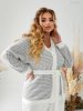 Сірий костюм Аспен з високим горлом