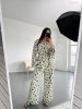 Фісташковий костюм Копер з подовженою кофтою