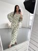 Фісташковий костюм Копер з подовженою кофтою