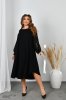Сукня з рукавами з гіпюру 42541 чорний