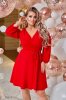 Коктейльна сукня 39516 червона