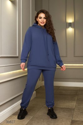 Трикотажний костюм 36827 синій