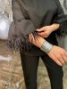 Жіночий костюм з пір'ям 41905 чорний