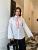 Жіноча сорочка для повних 42591 біла